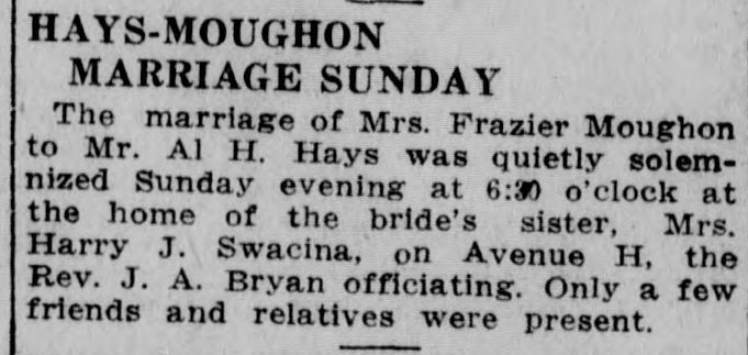 Frazier Moughon-Al H. Hays